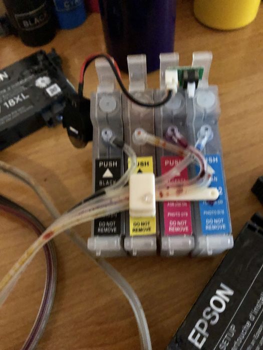 Epson xp 205 cap imprimare nou, bonus Ciss