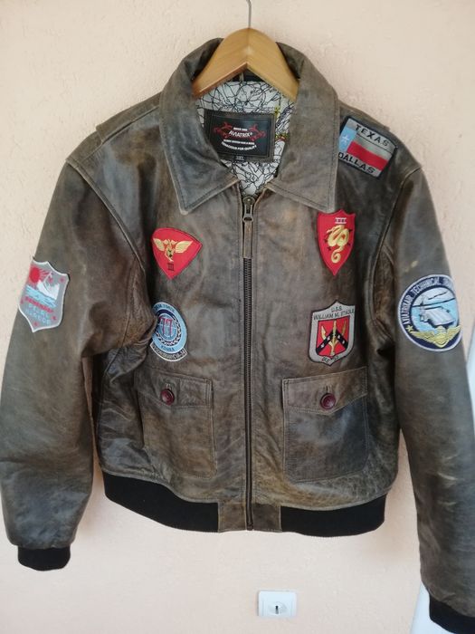 Geaca piele bărbati Aviator Aviatrix XL