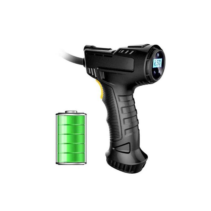 Акумулаторна помпа за гуми STELS RS-90 – 120W, LCD, 2000 mAh