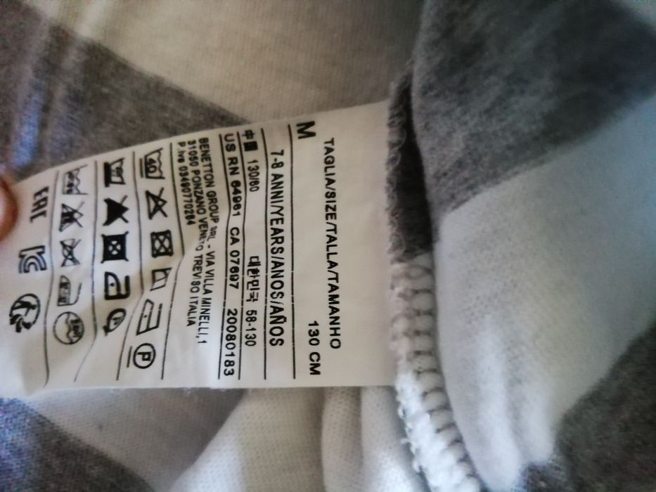 Детска блуза с къс ръкав Benetton