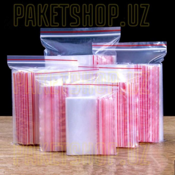 Zamokli paketlar Zip-lock, 35*45 sm,100 dona
