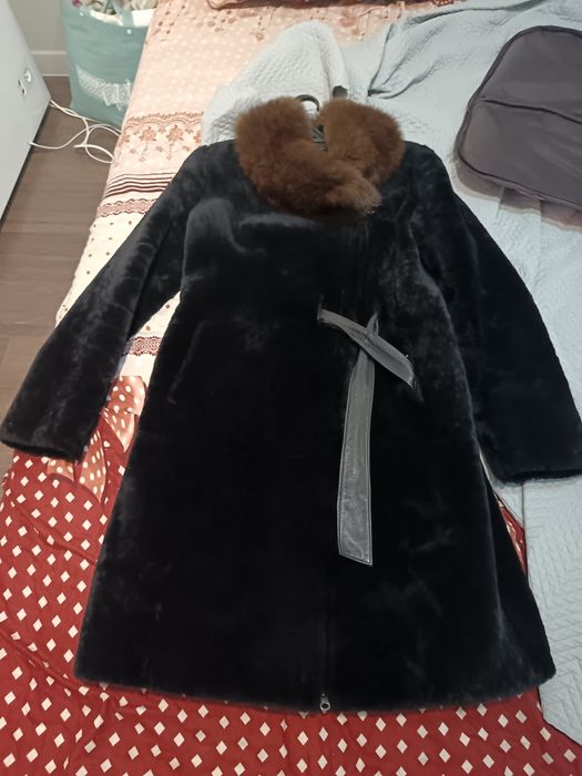 Шуба мутоновая женская