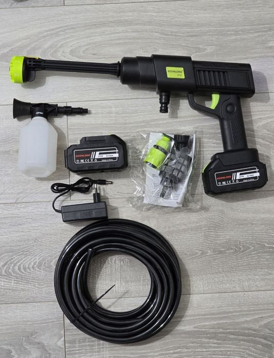 Aparat de spălat cu presiune portabil, compatibil baterii Makita 21V