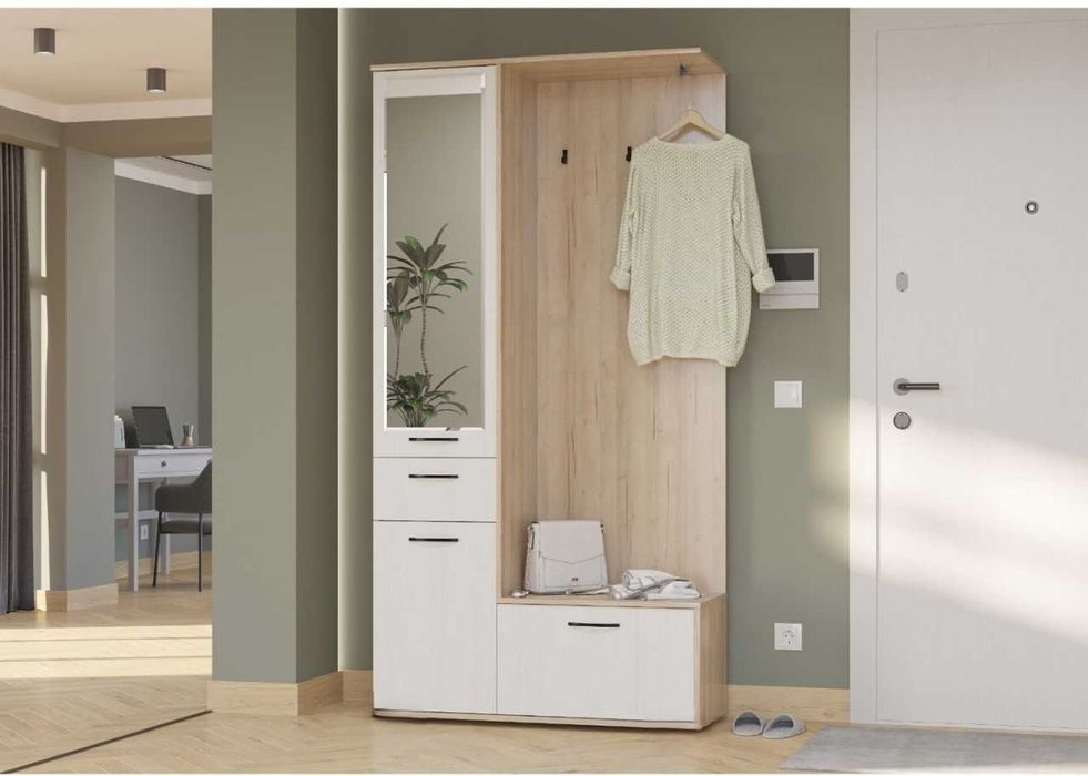 Экспресс НОВАЯ мебель-прихожая шир 100 выс 195 за 3-5  дней