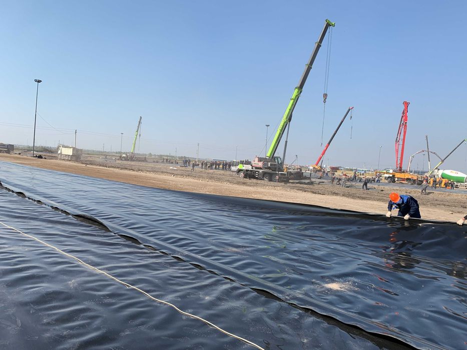 Геомембрана, Геотекстиль HDPE для резевуаров