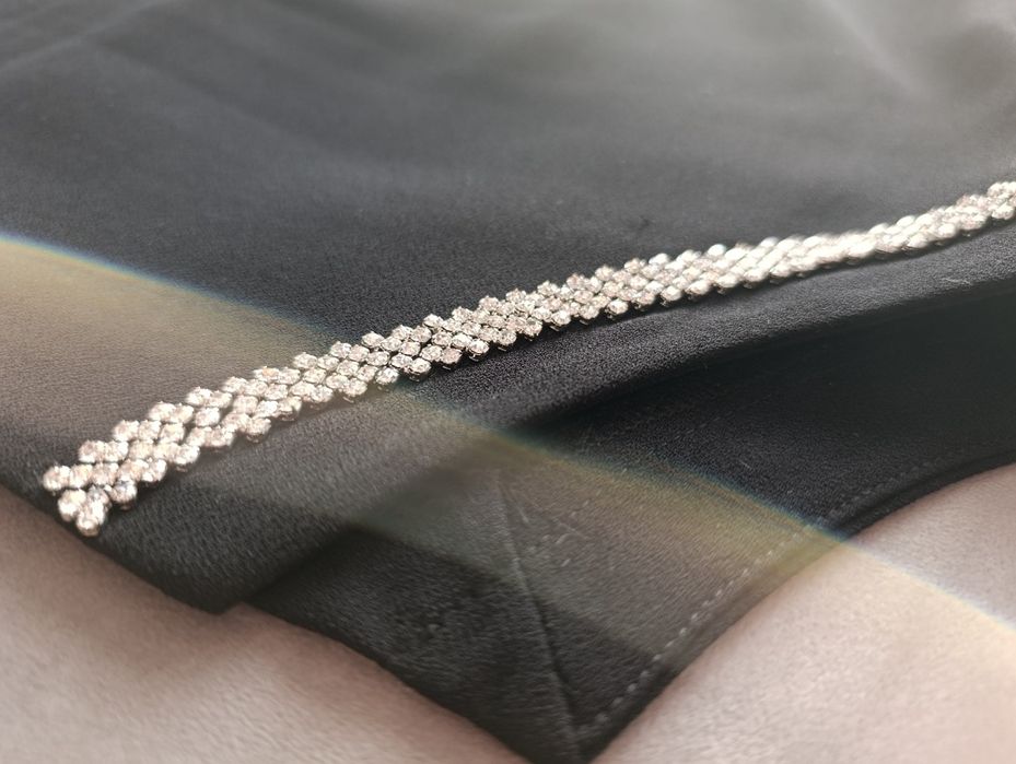 ZARA Rhinestone mini пола