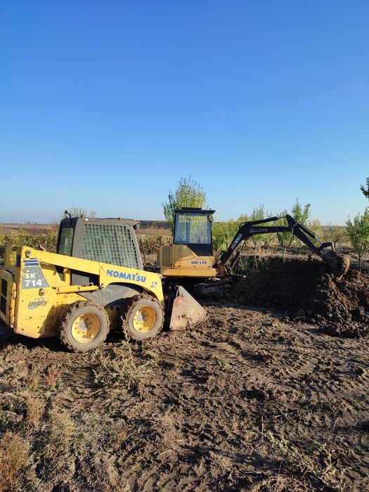 Bobcat și mini excavator de închiriat