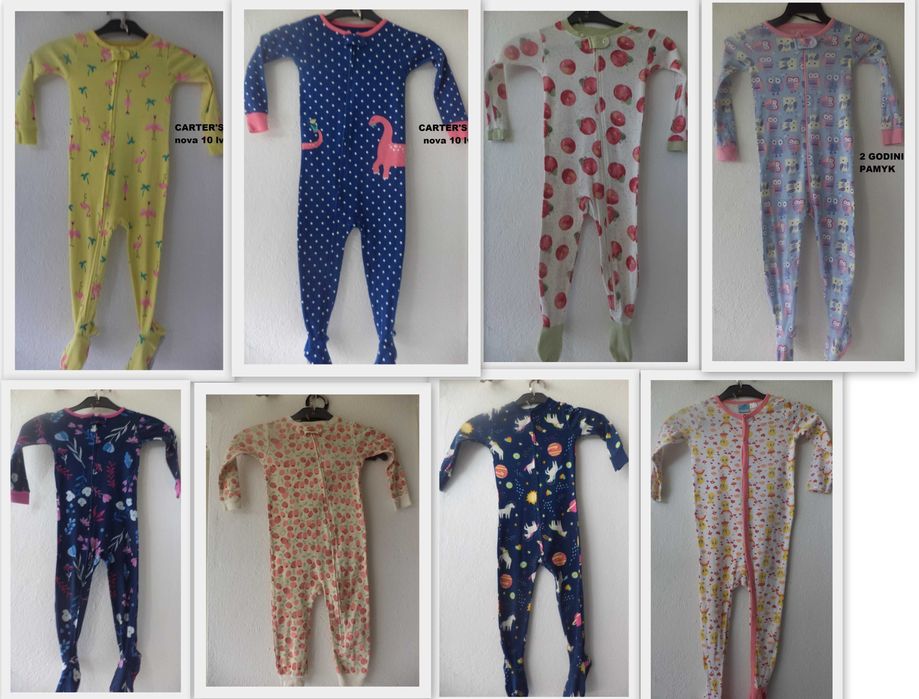 Памучни пижамки CARTER'S  за 2 години