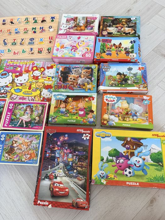 Пазлы игры для творчества