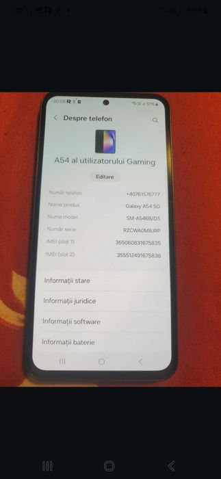 Samsung Galaxy A54 ca nou