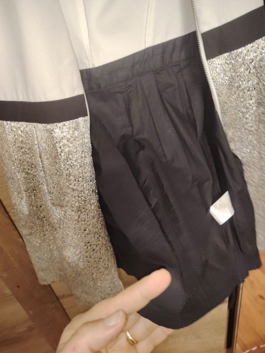 Rochie eleganta alb argintiu