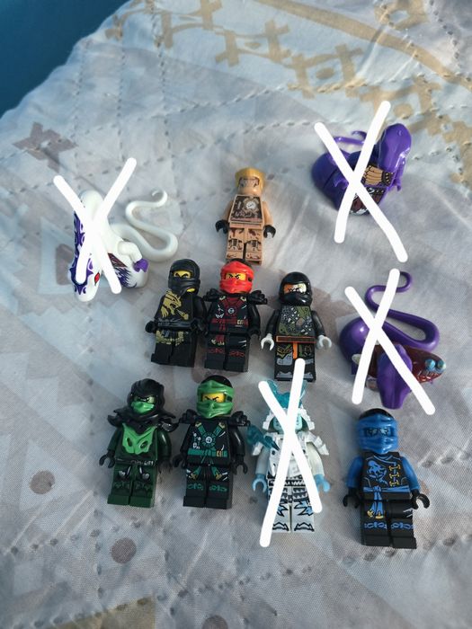 Нинджаго и Marvel фигурки