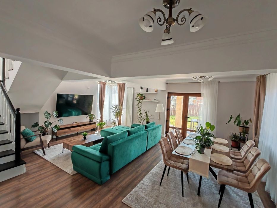 VILĂ MODERNĂ P+1 | Utilata și mobilată | 4 camere | 2 băi