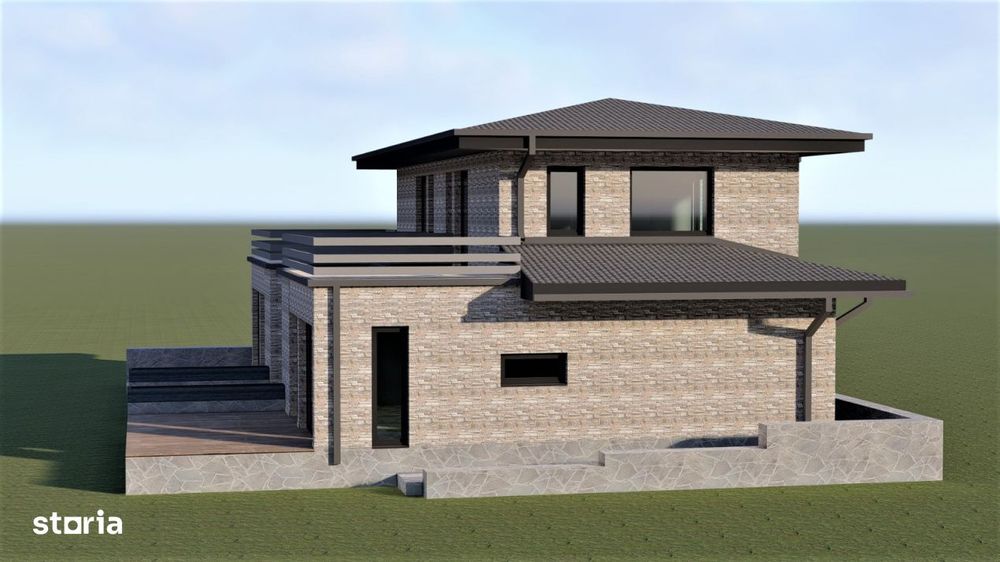 Teren intravilan, 1000 mp, proiect duplex P+E, zona Sinaia - Zamora