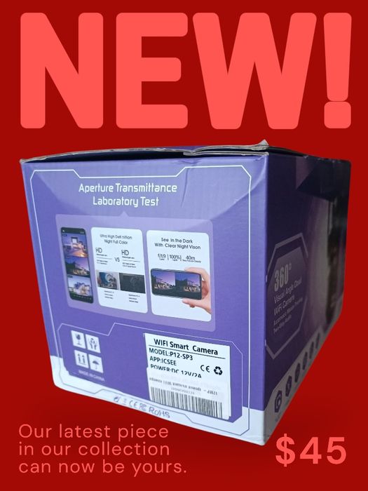 iCsee - 12MP - тройна камера, монтаж на таван или стена. Промоция