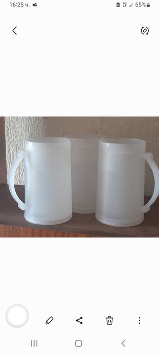 Шейкър,барови чащи и цедка,термо чаши за фризер