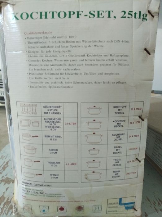 Продам посуду 25 предмет голд,холодильник