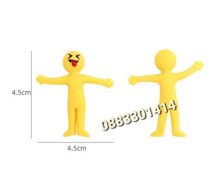 4 броя Гумени Човечета Антистрес Фиджет Скуиши