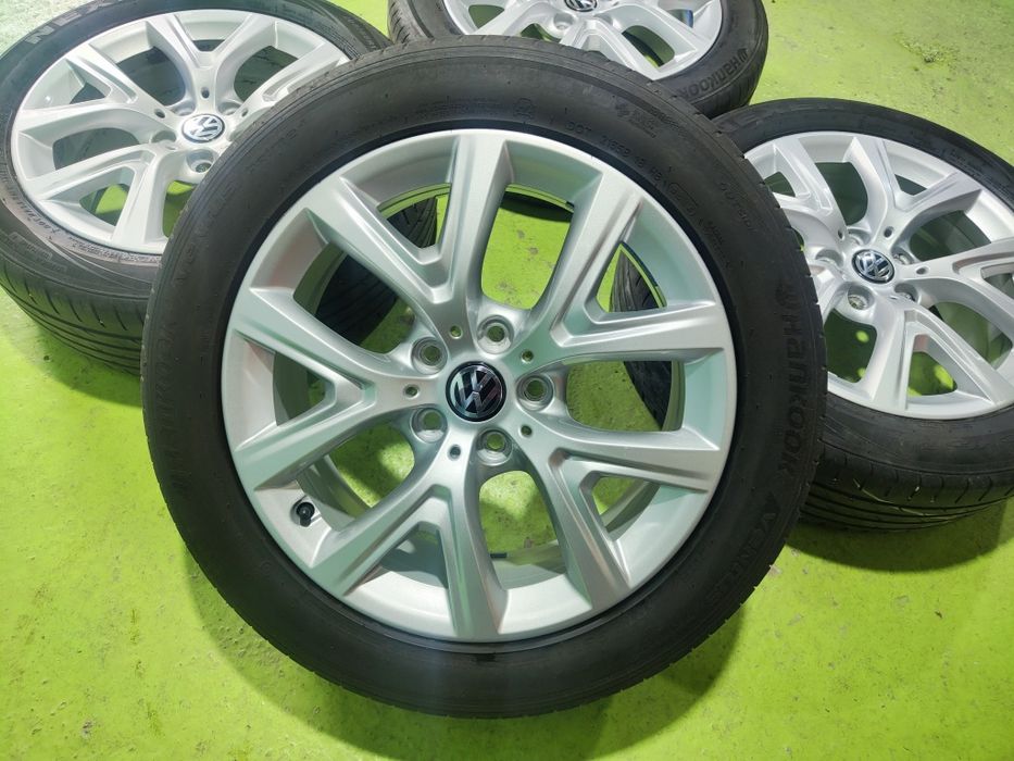 17 5x112 Vw Touran Caddy Passat Skoda лети джанти 5х112 205/55/17