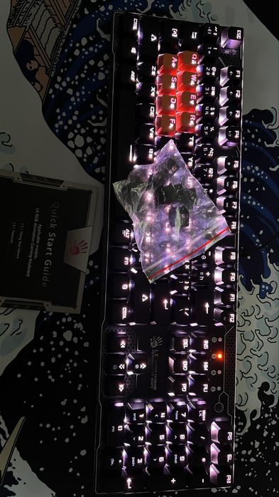 Клавиатура проводная A4Tech Bloody B810R