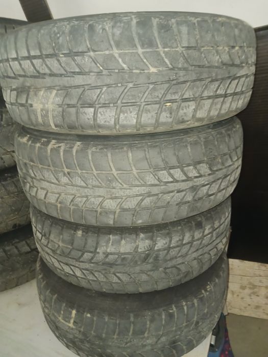 Roti iarna cu jante tabla cu capace renault, , 205/55/16,