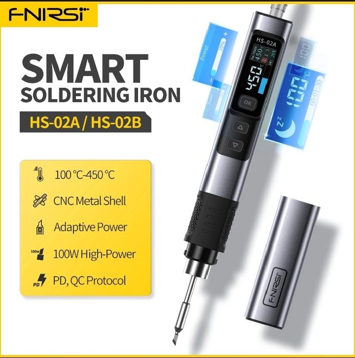 Портативный паяльник FNIRSI HS-02 A