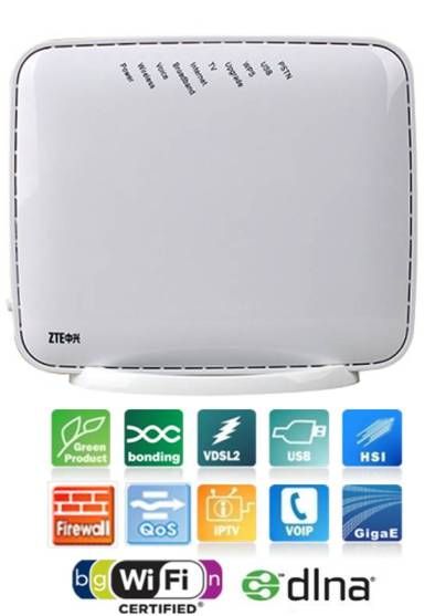 Router Wireless Gigabit ZTE 3G/4G H368N 300Mbps WIFI, 1Gb Ethernet