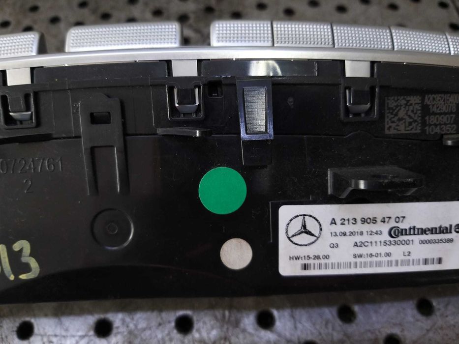Panou comanda clima ac mercedes e class w213 a2139054707 a2c1115330001