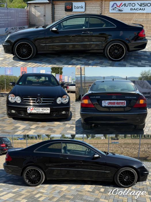 *RATE*Mercedes-Benz CLK200 Kompressor Avantgarde Coupe 1.8Benzina 163CP 11/2006 Clima NAV Piele Impecabila!