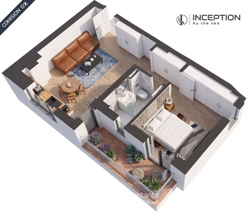 #TVA inclus: Apartament la cheie,vedere la mare - INCEPTION By The Sea