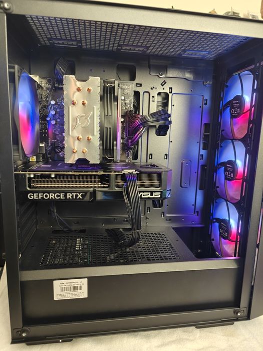 PC / Sistem Gaming Serioux componente Asus, I5 14600k, RTX 5070 Asus Dual, garanție emag