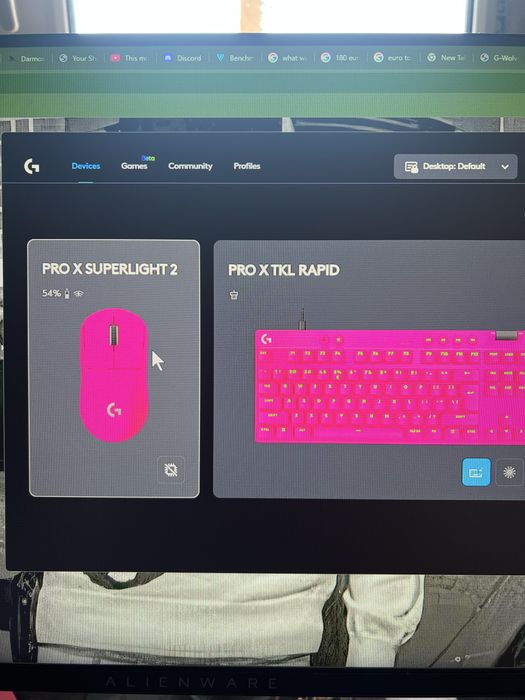 Logitech Pro X Superlight 2 Magenta/pink/roz