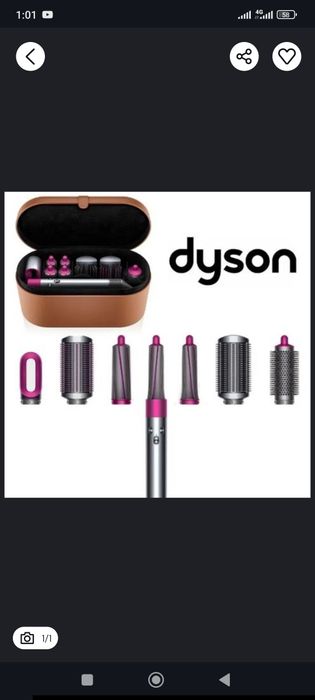 Фен Стайлер Dyson Airwrap Complete Long Pink