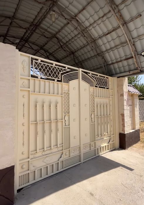 Покраска ворот