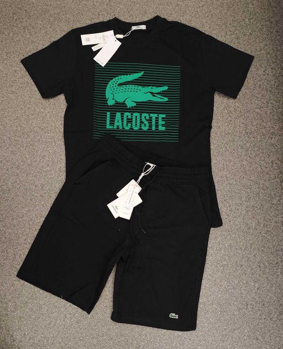 Нова детска мъжка тениска Lacoste памук 100%% фланелка блуза