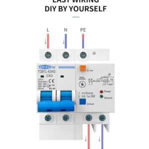 Главен предпазител с ДТЗ RCBO и мълниезащита