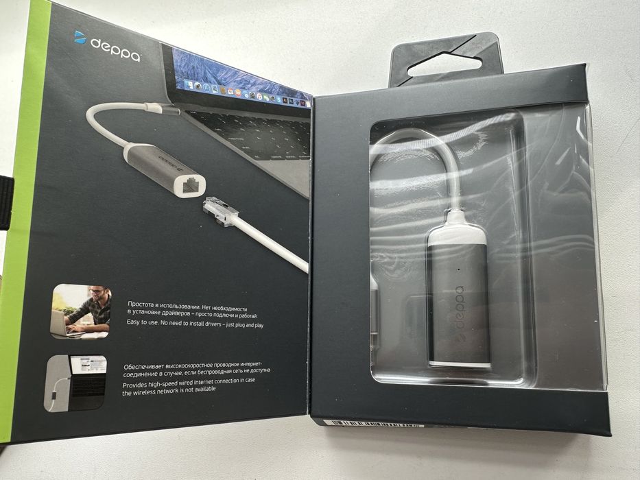 Адаптер Type C на Ethernet