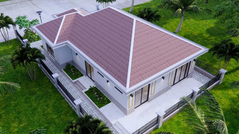 НА ИЗПЛАЩАНЕ - Луксозна сглобяема къща с 3 спални, 184 кв. м