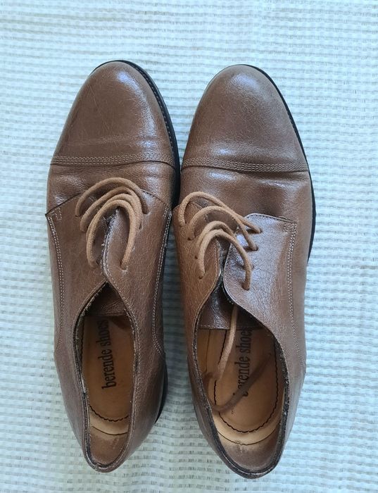 Pantofi cu siret piele 36