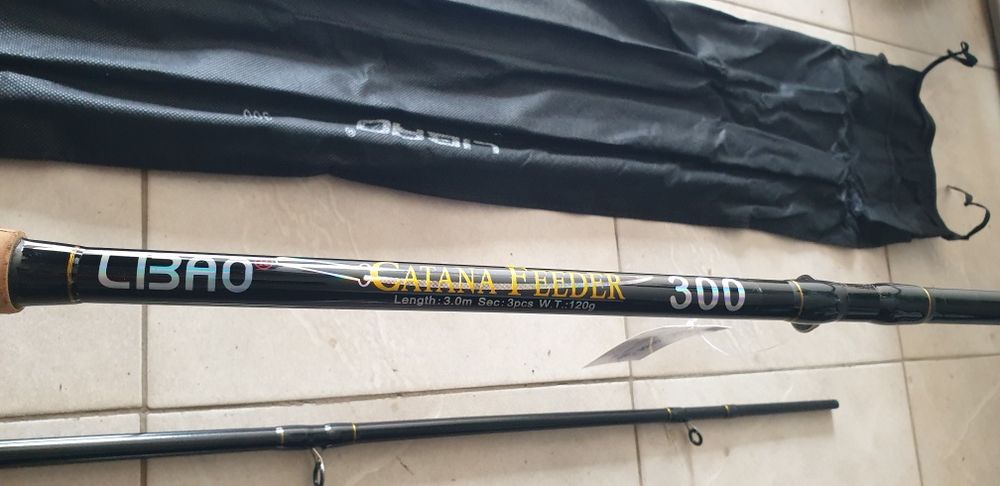 НОВИ!Фидери 120гр. три части три върха 3м.3,3м.3,6м.