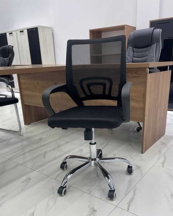 Офисное кресло Solo chrome (+доставка, гарантия, качество 100%)