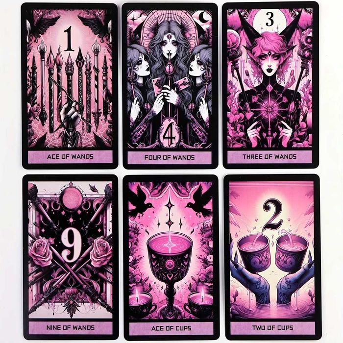 Таро. Santa Muerte Tarot, Pink Gothic Tarot, Nicoletta Ceccoli Tarot