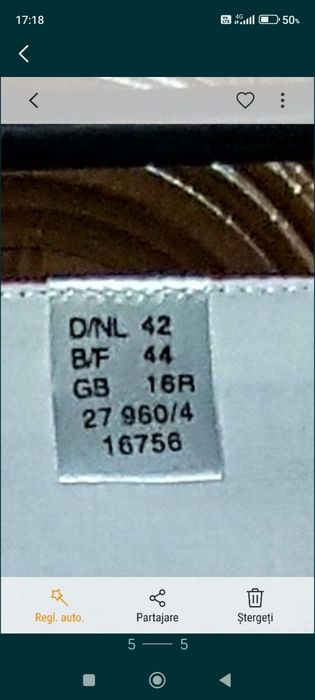 cămăși de dama 50