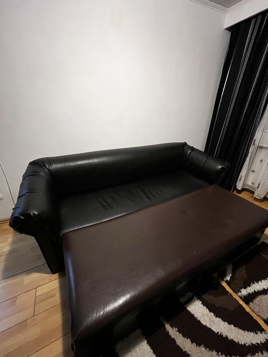 Canapea extensibila piele naturala