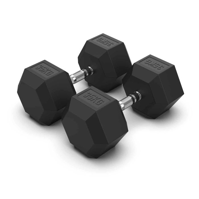 Дъмбели Хекс Pro , Фиксирани Гири HEX 2 × 35 кг, Dumbbells
