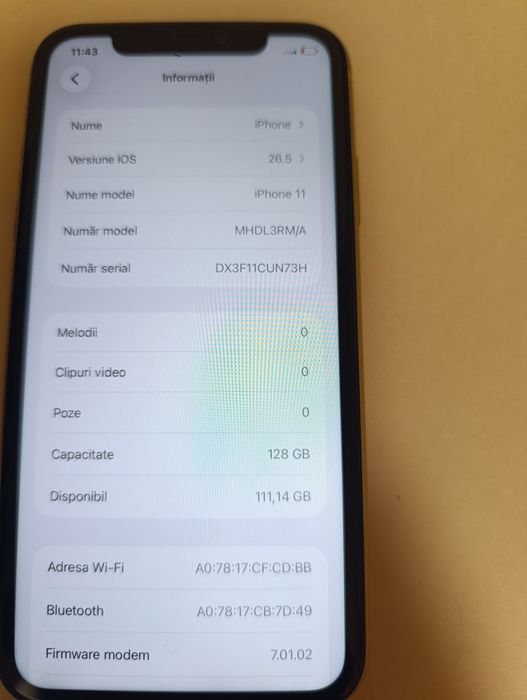 Vind iPhone 11 impecabil