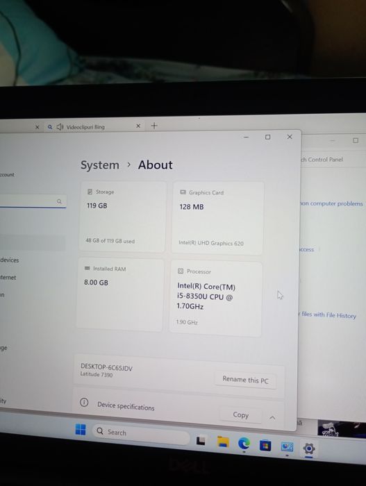 Laptop dell gen 7