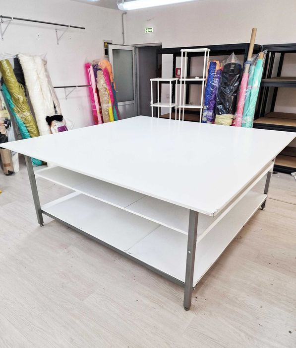 Masa de croi mare-2x buc, schelet metalic robust, demontabil