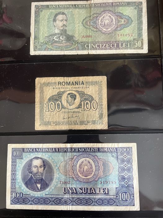 Album bancnote vechi Romania colectie completa, bancnote rare