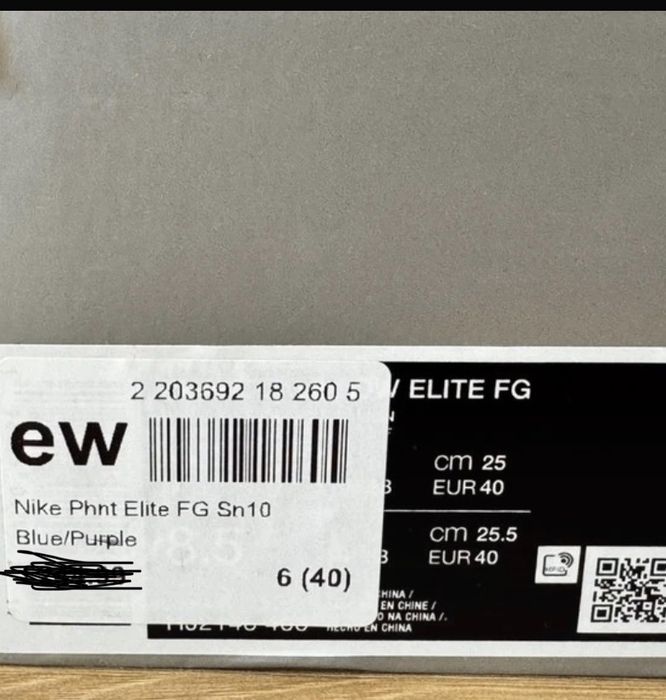 Ghete fotbal Nike Elite Phantom  Fg Sn10